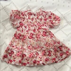 {Janie and Jack} Girls Floral Pink Dress